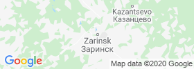 Zarinsk map